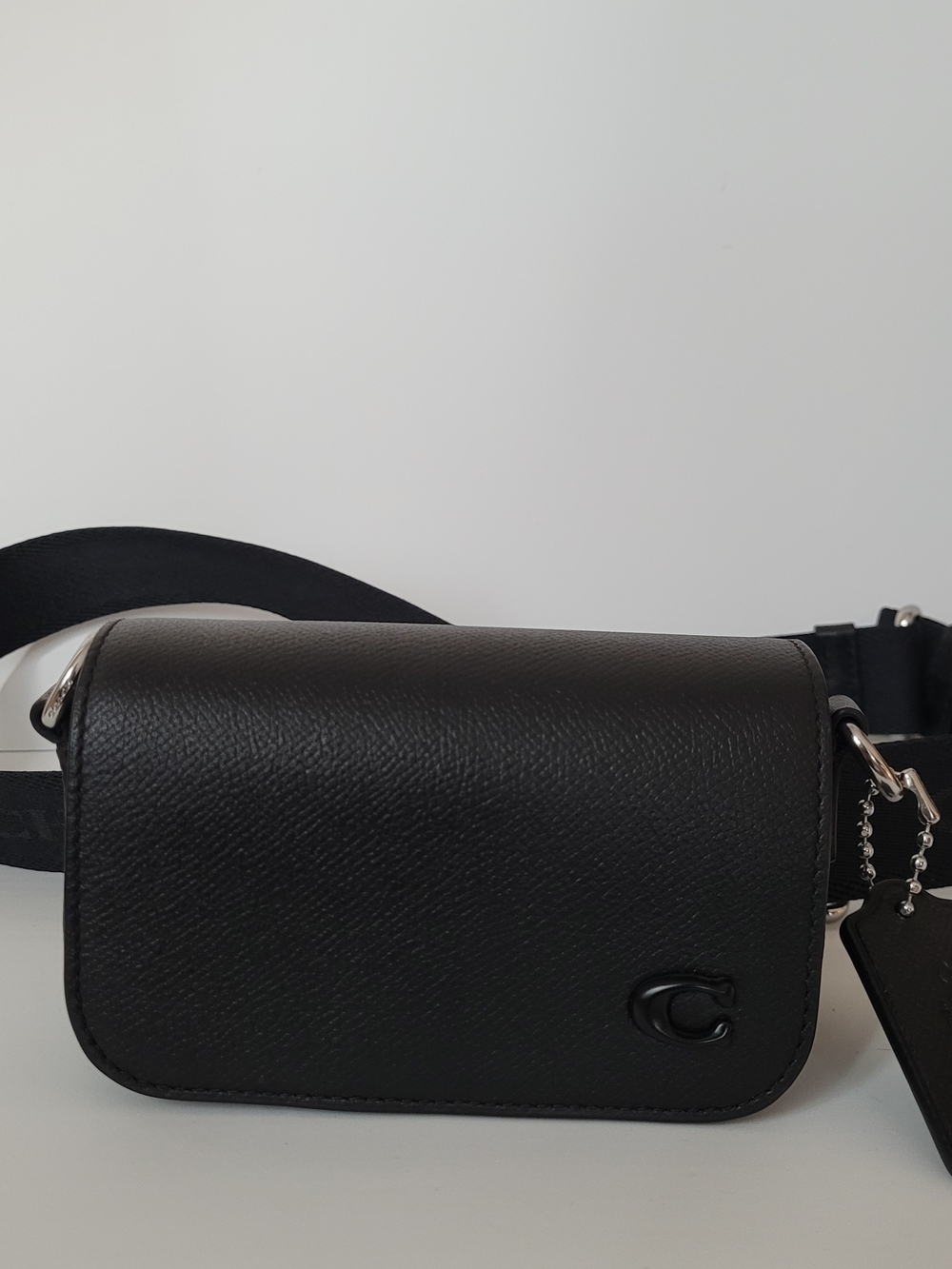 Coach Flap Crossbody Black